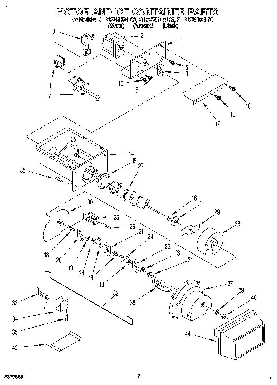 04 - MOTOR AND ICE CONTAINER