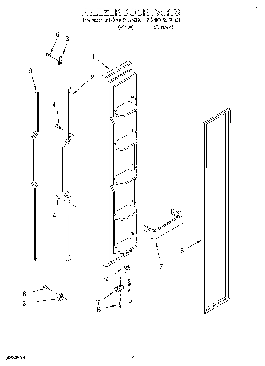 05 - FREEZER DOOR