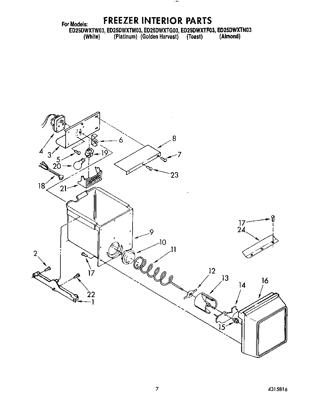 06 - FREEZER INTERIOR