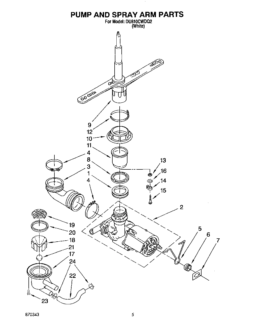 04 - PUMP AND SPRAY ARM