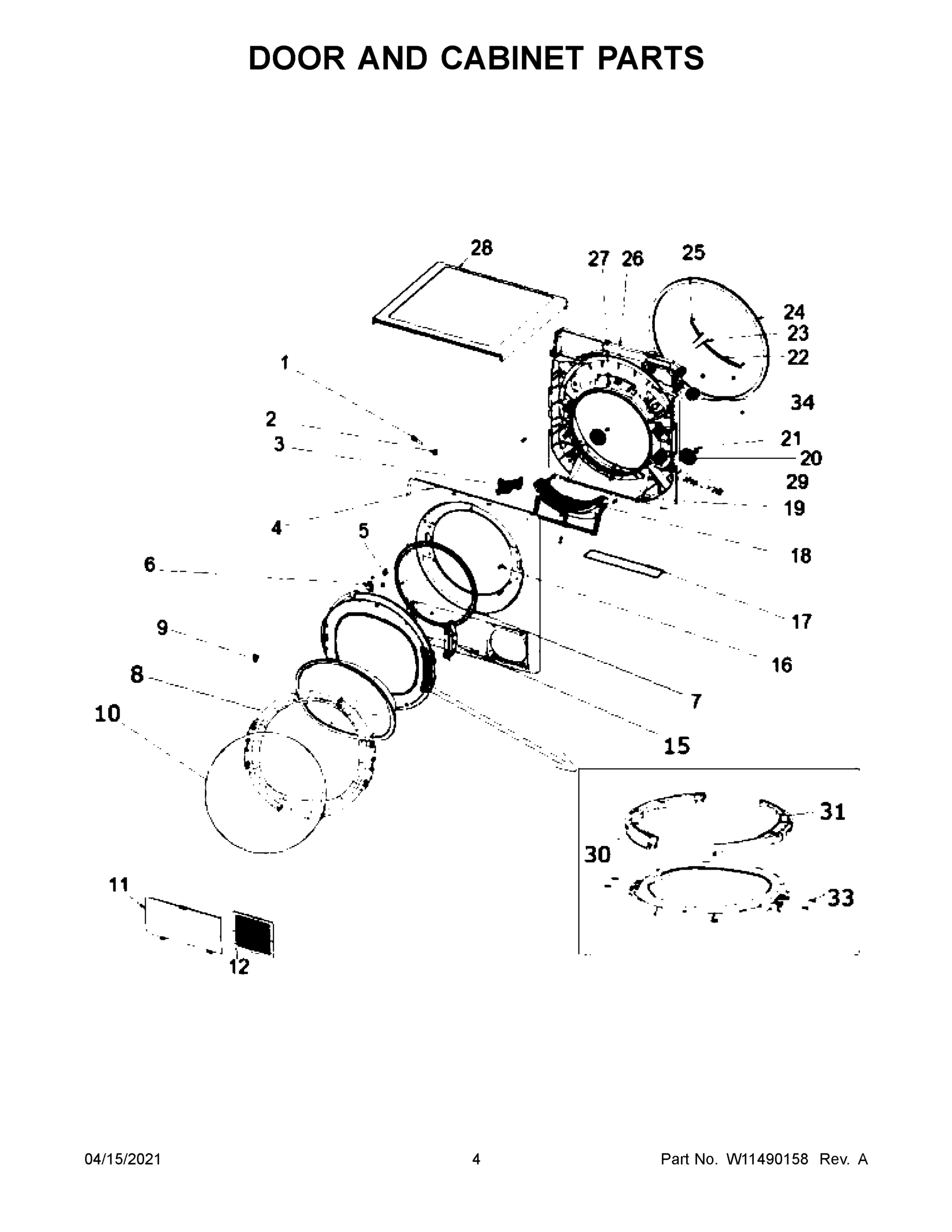 03 - DOOR AND CABINET PARTS