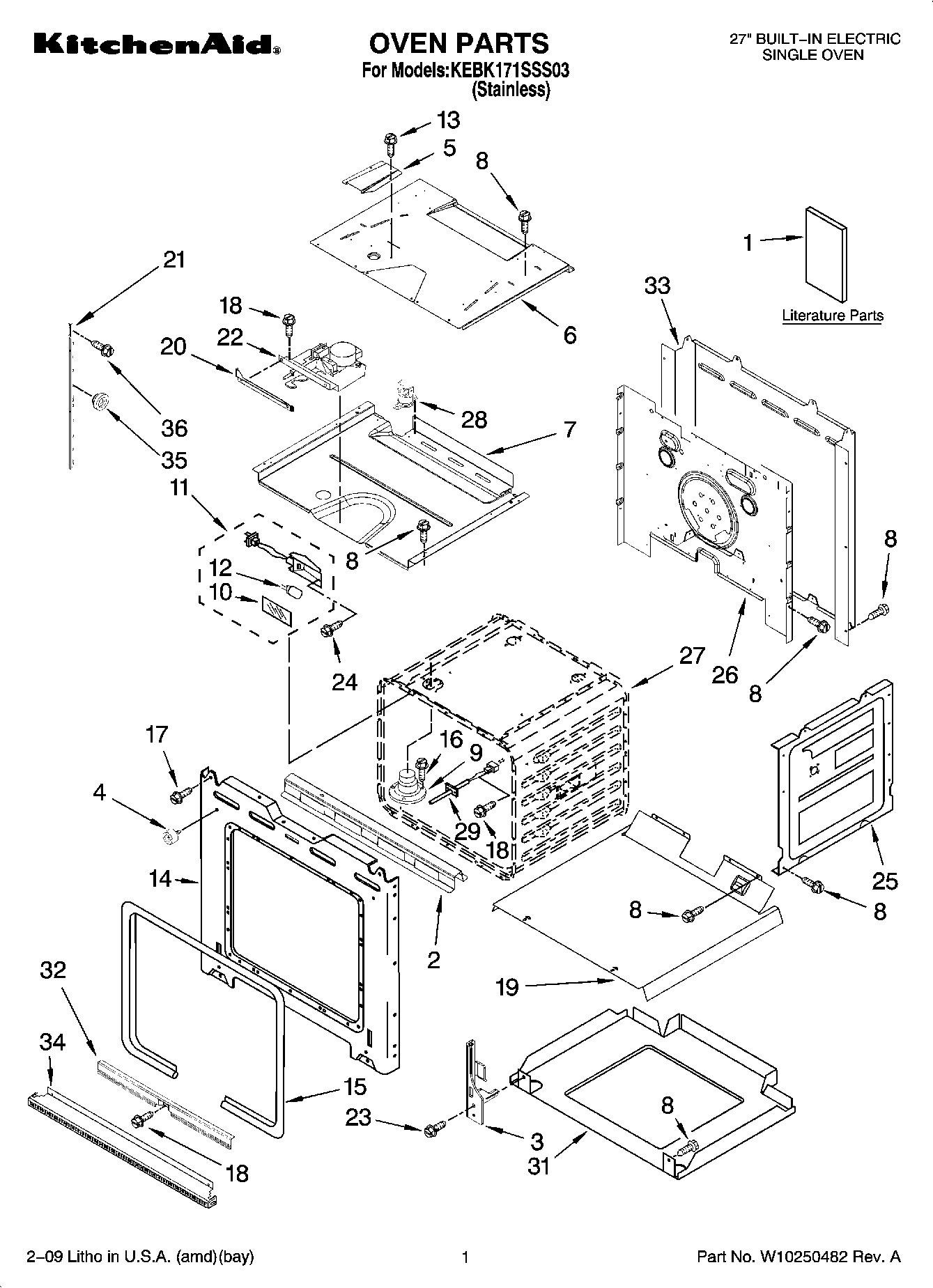 01 - OVEN PARTS