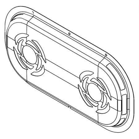W11232487 Whirlpool Convection Baffle