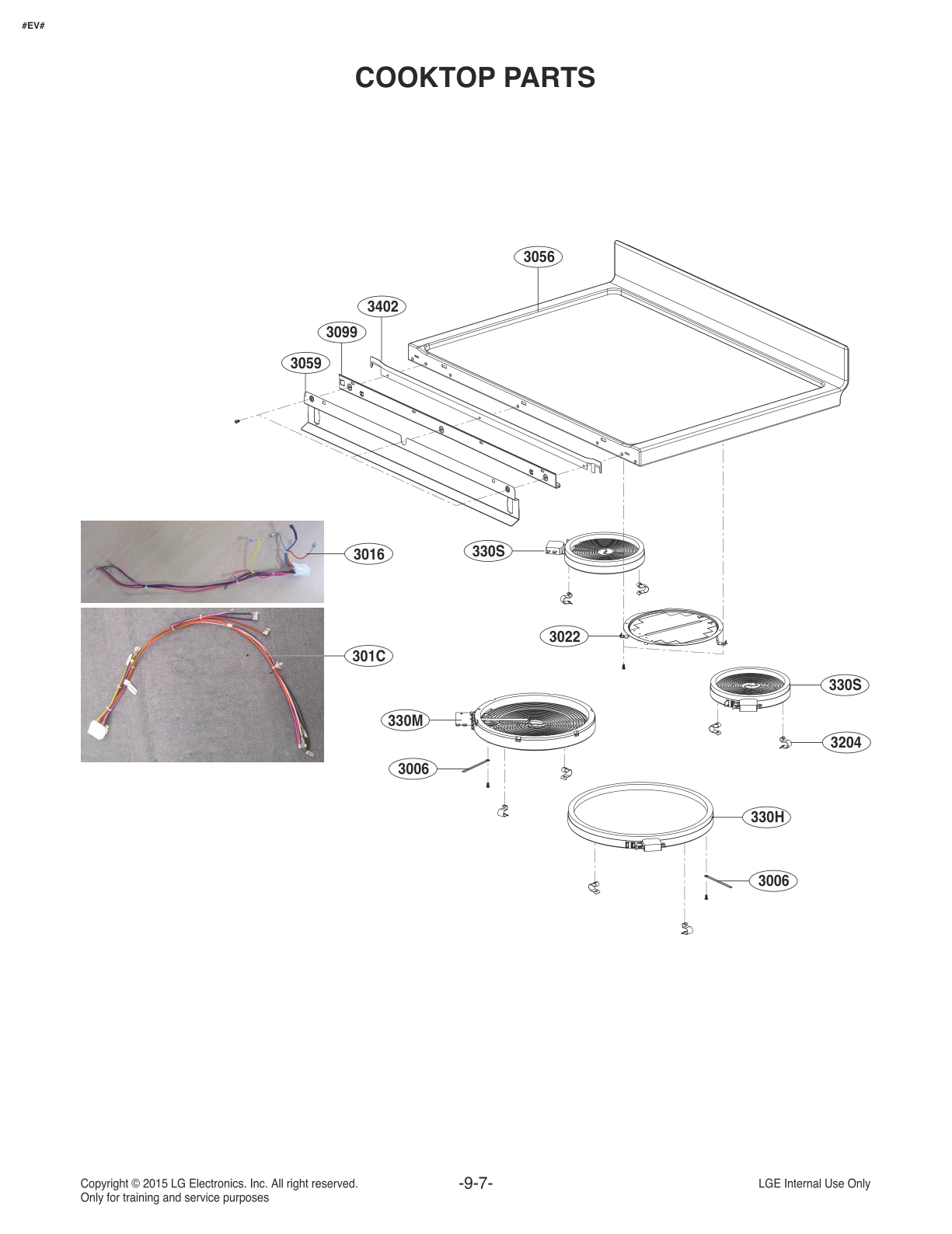 COOKTOP PARTS