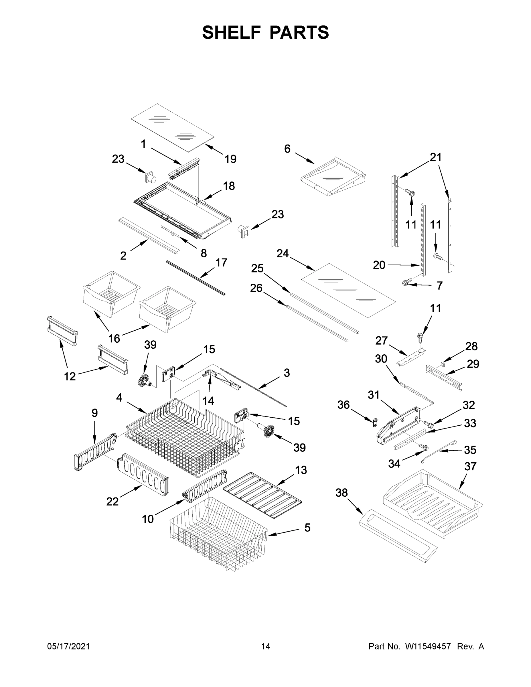 08 - SHELF PARTS