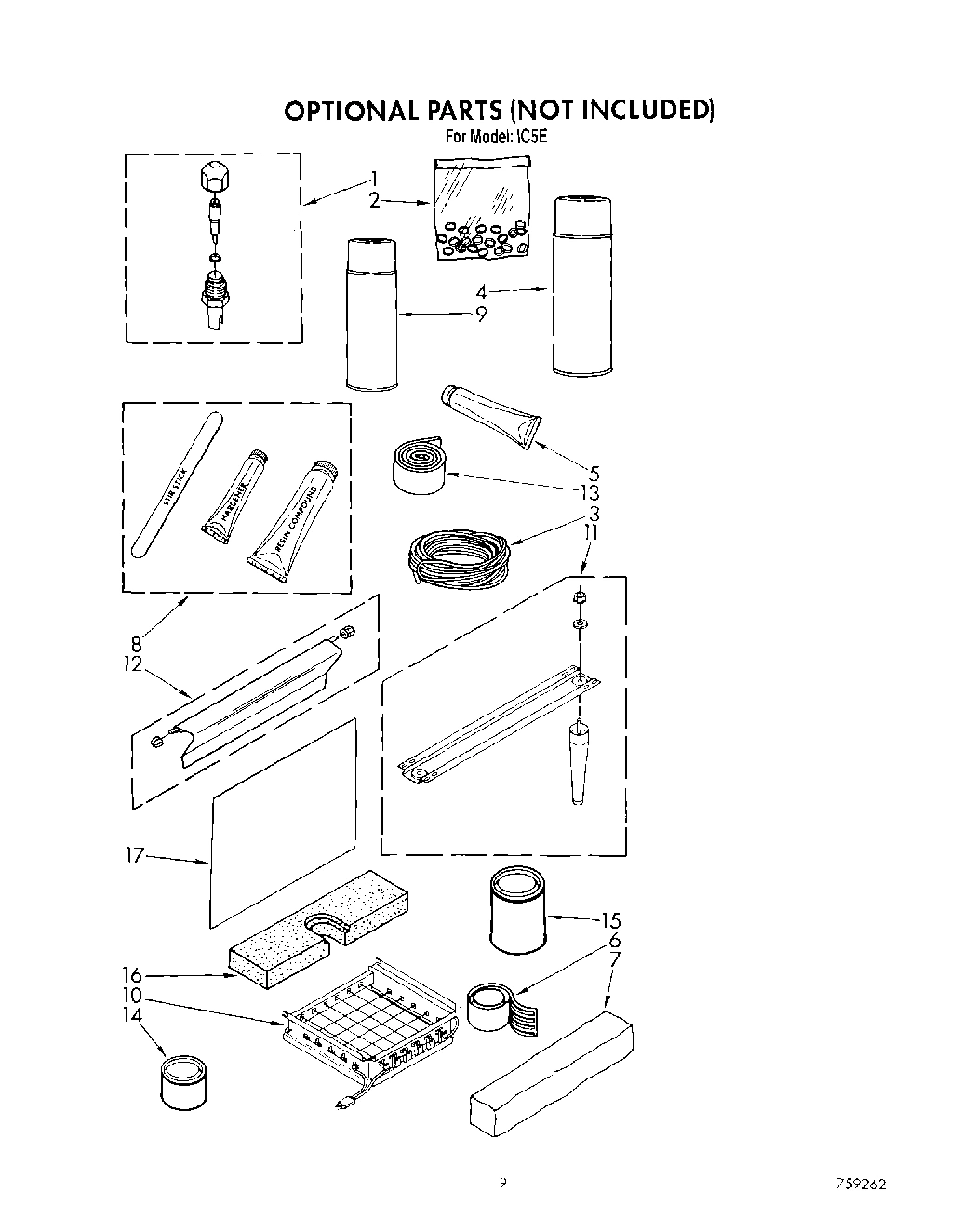 07 - OPTIONAL PARTS NOT INCLUDED