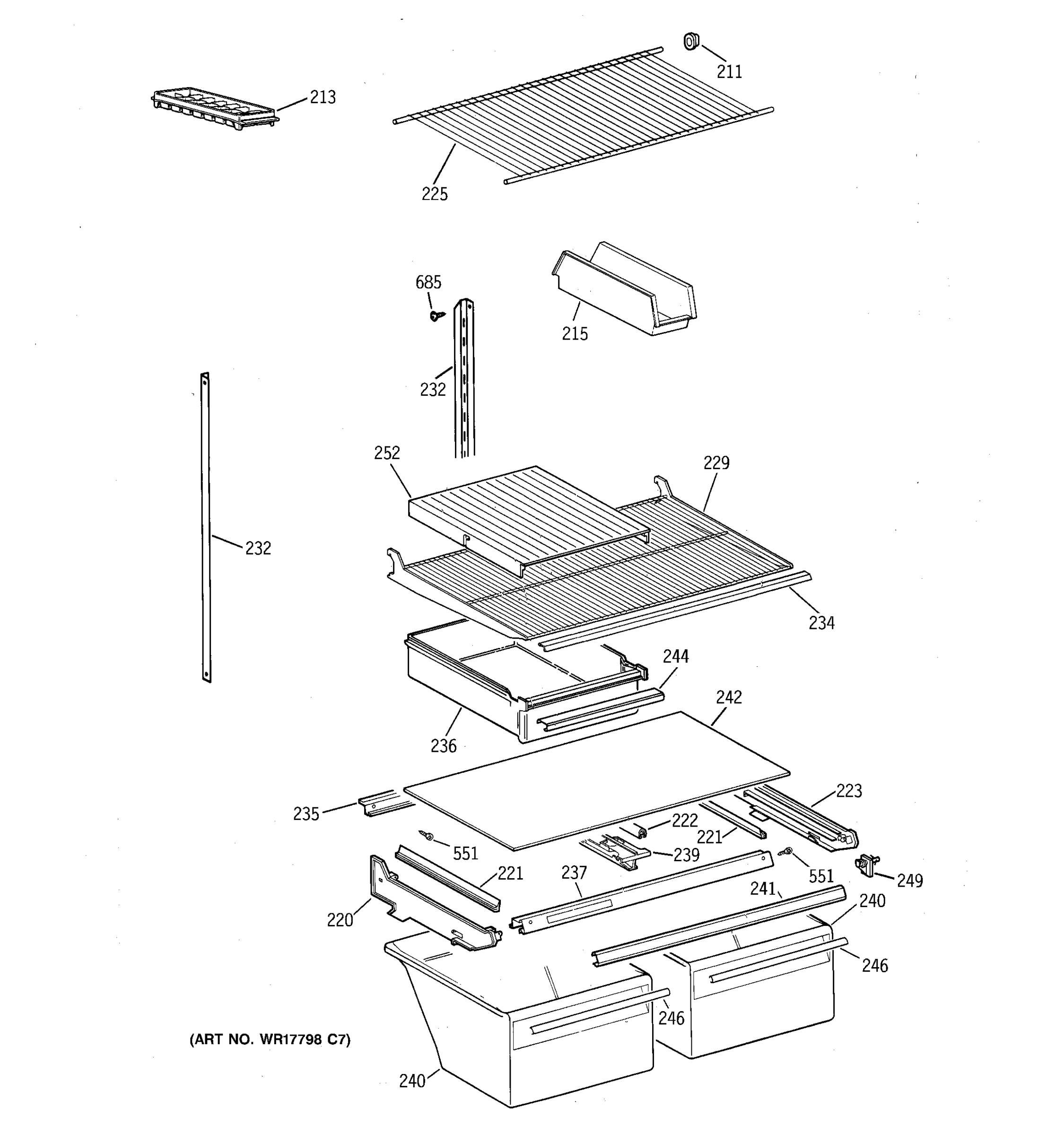 SHELF PARTS