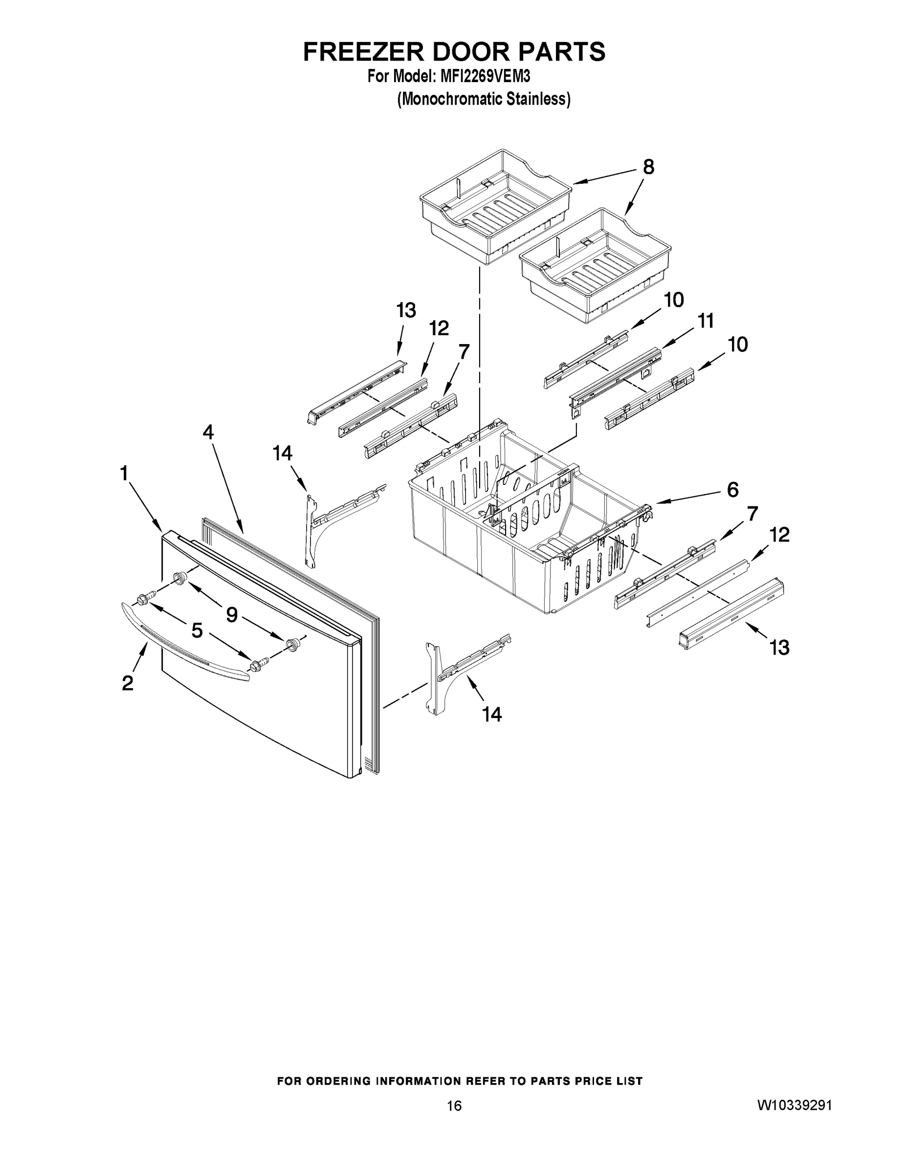 09 - FREEZER DOOR PARTS