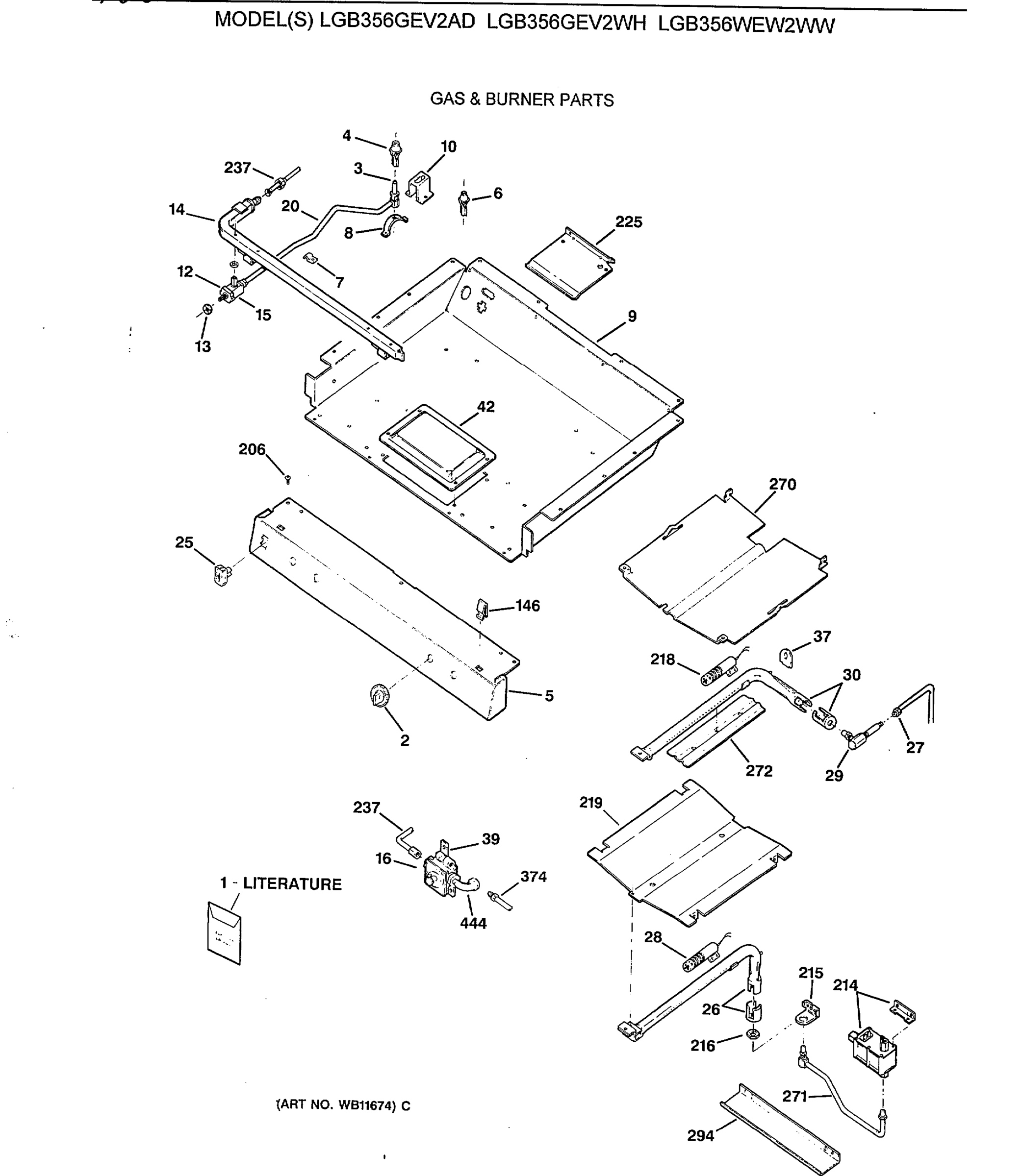 GAS & BURNER PARTS