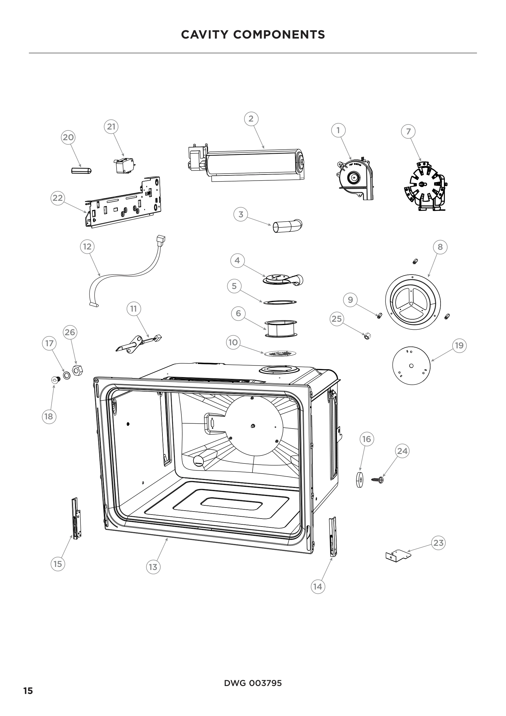CAVITY COMPONENTS
