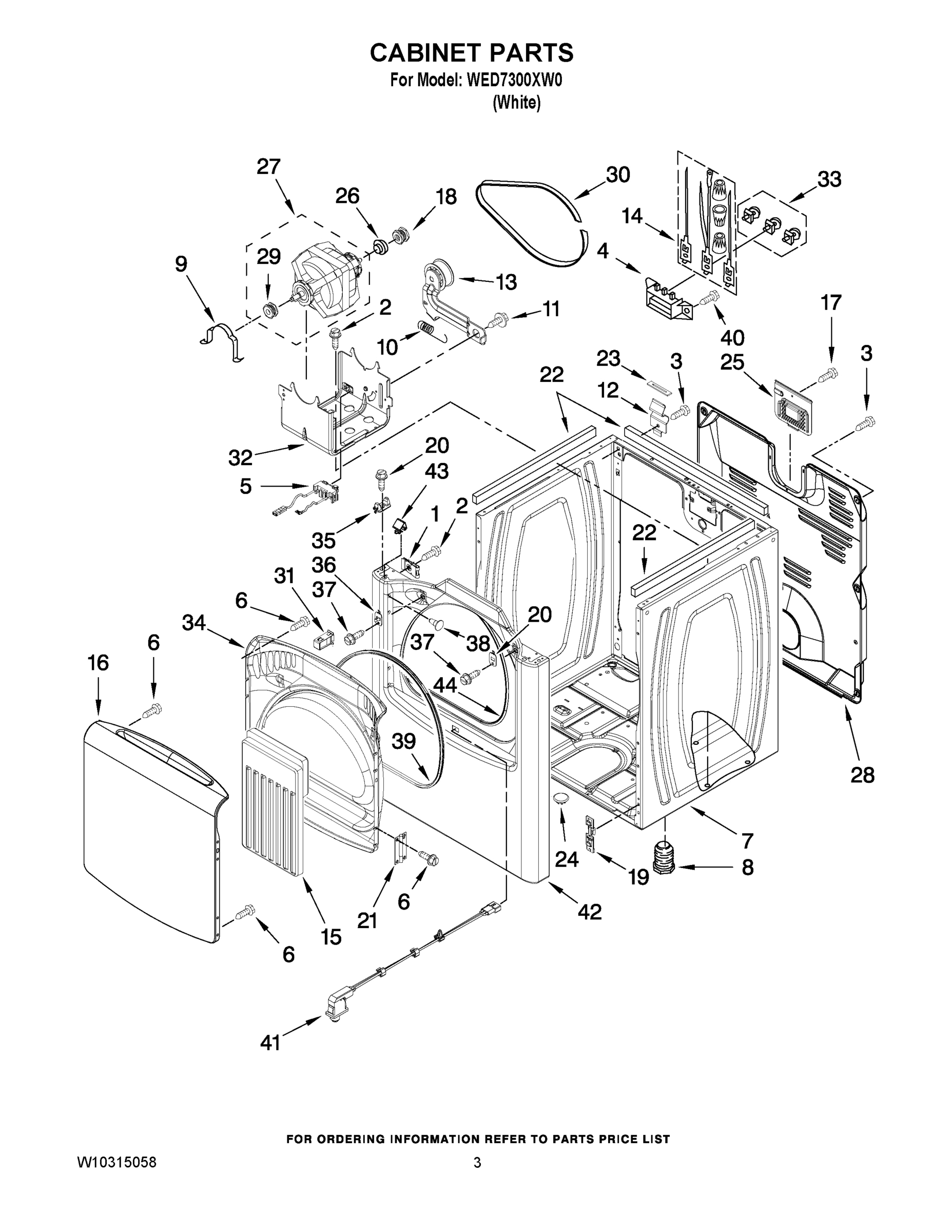 02 - CABINET PARTS