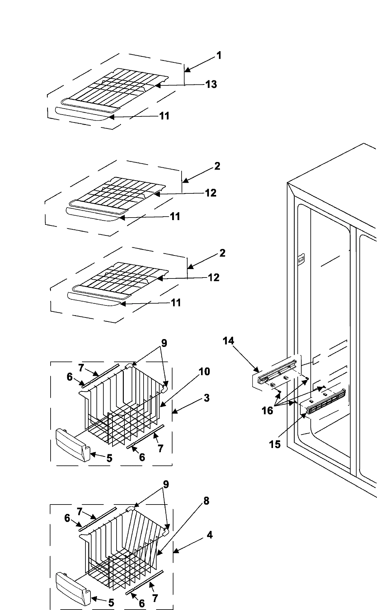 05 - FREEZER SHELVES