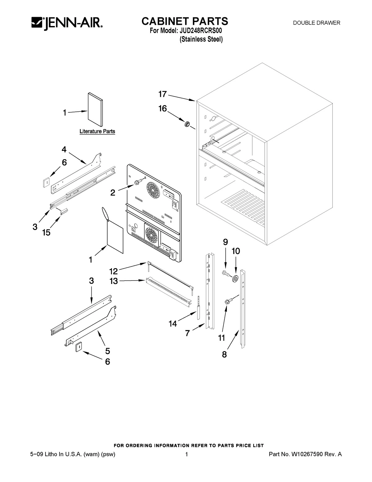 01 - CABINET PARTS