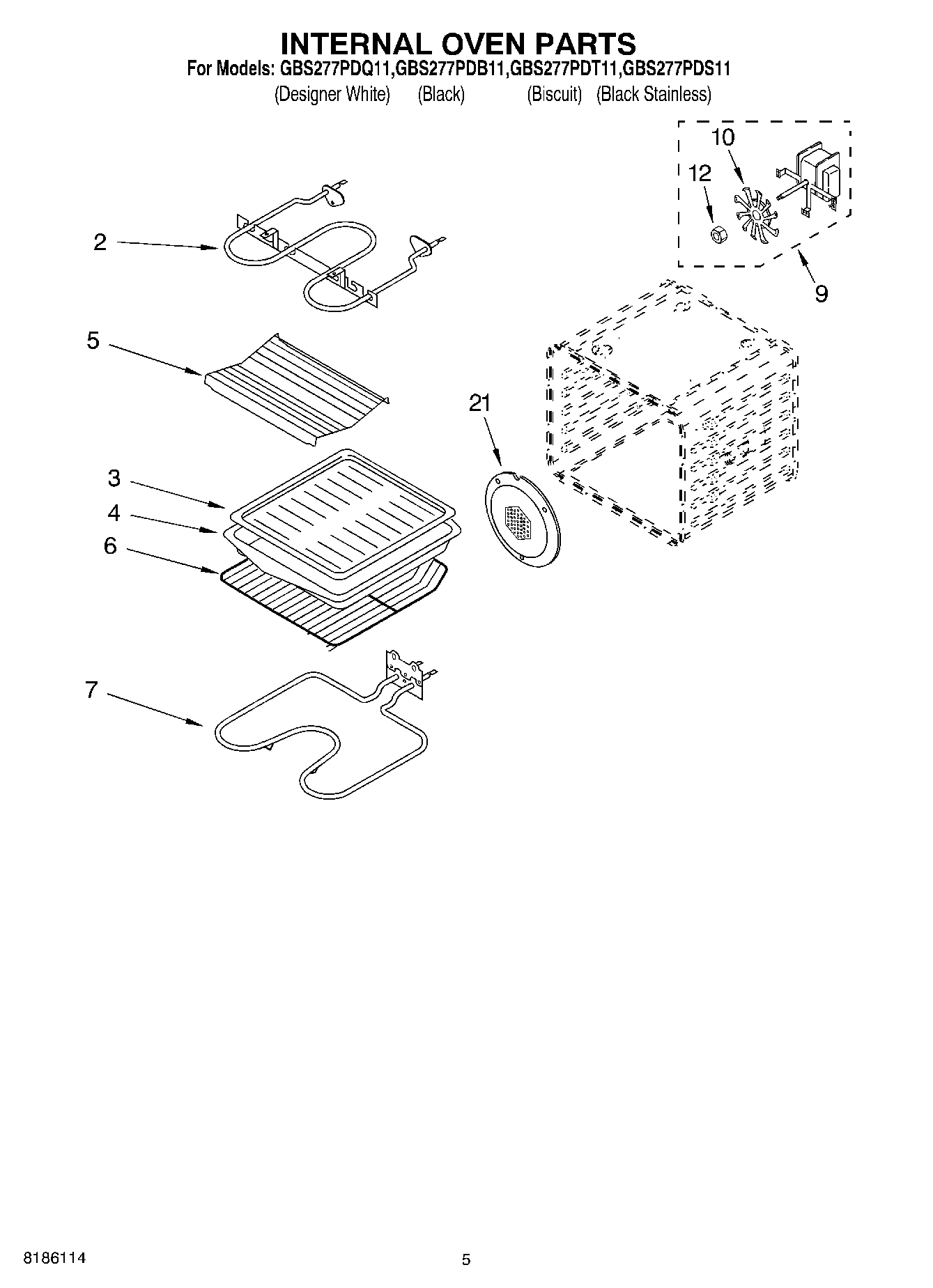 04 - INTERNAL OVEN PARTS