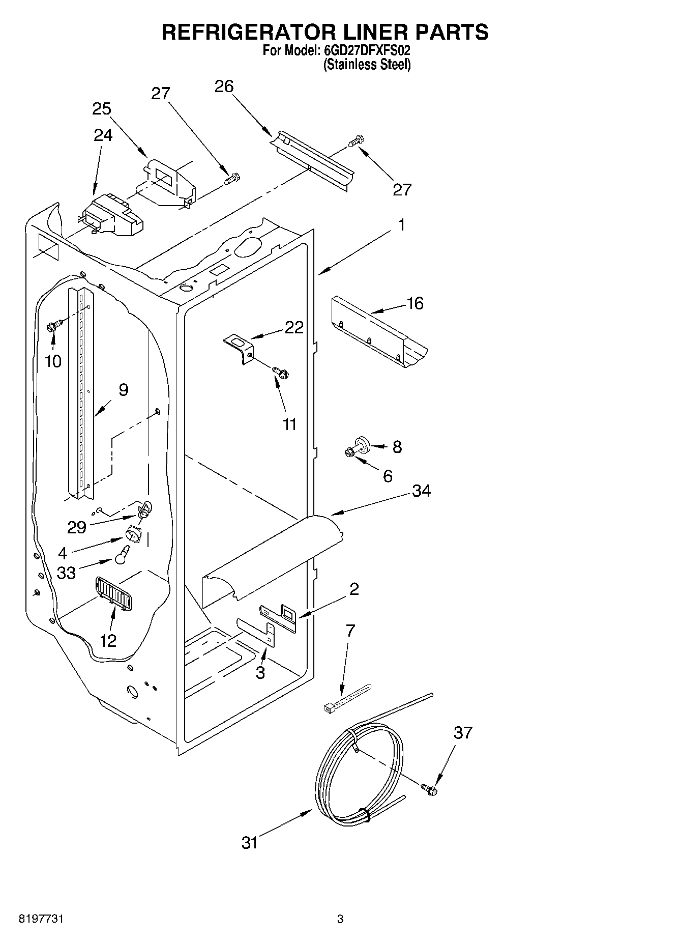 02 - REFRIGERATOR LINER