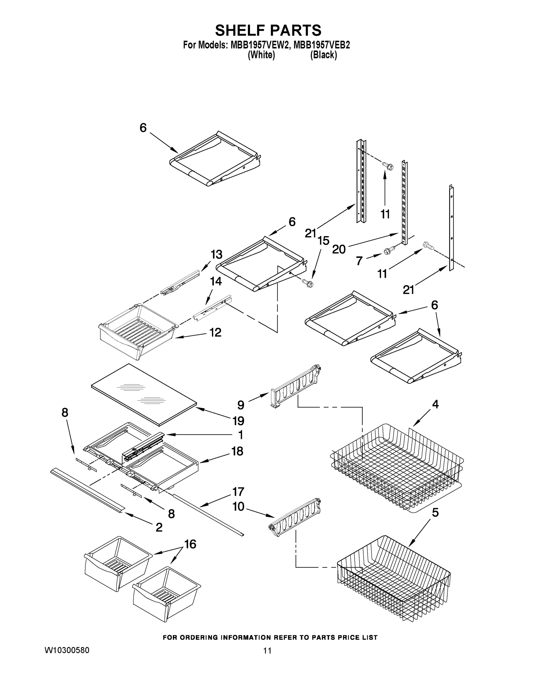 07 - SHELF PARTS