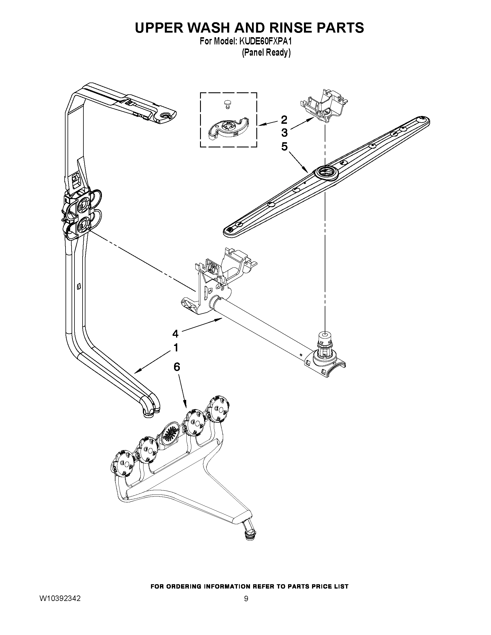 07 - UPPER WASH AND RINSE PARTS