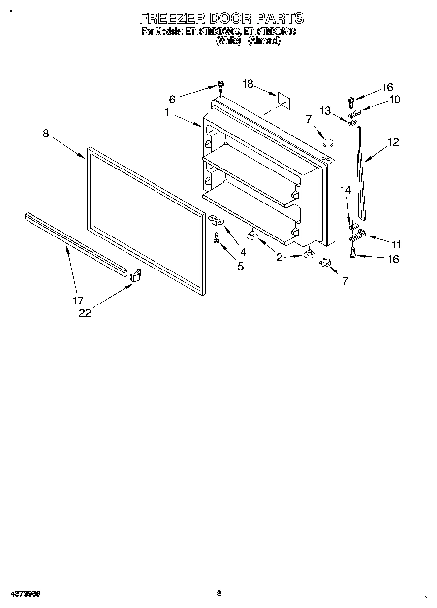 02 - FREEZER DOOR