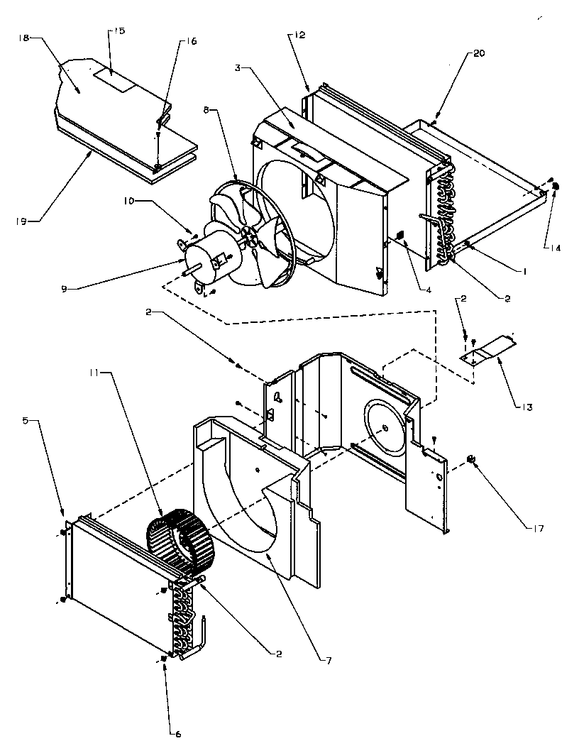 02 - EVAP, CONDENSER & AIR FLOW PARTS