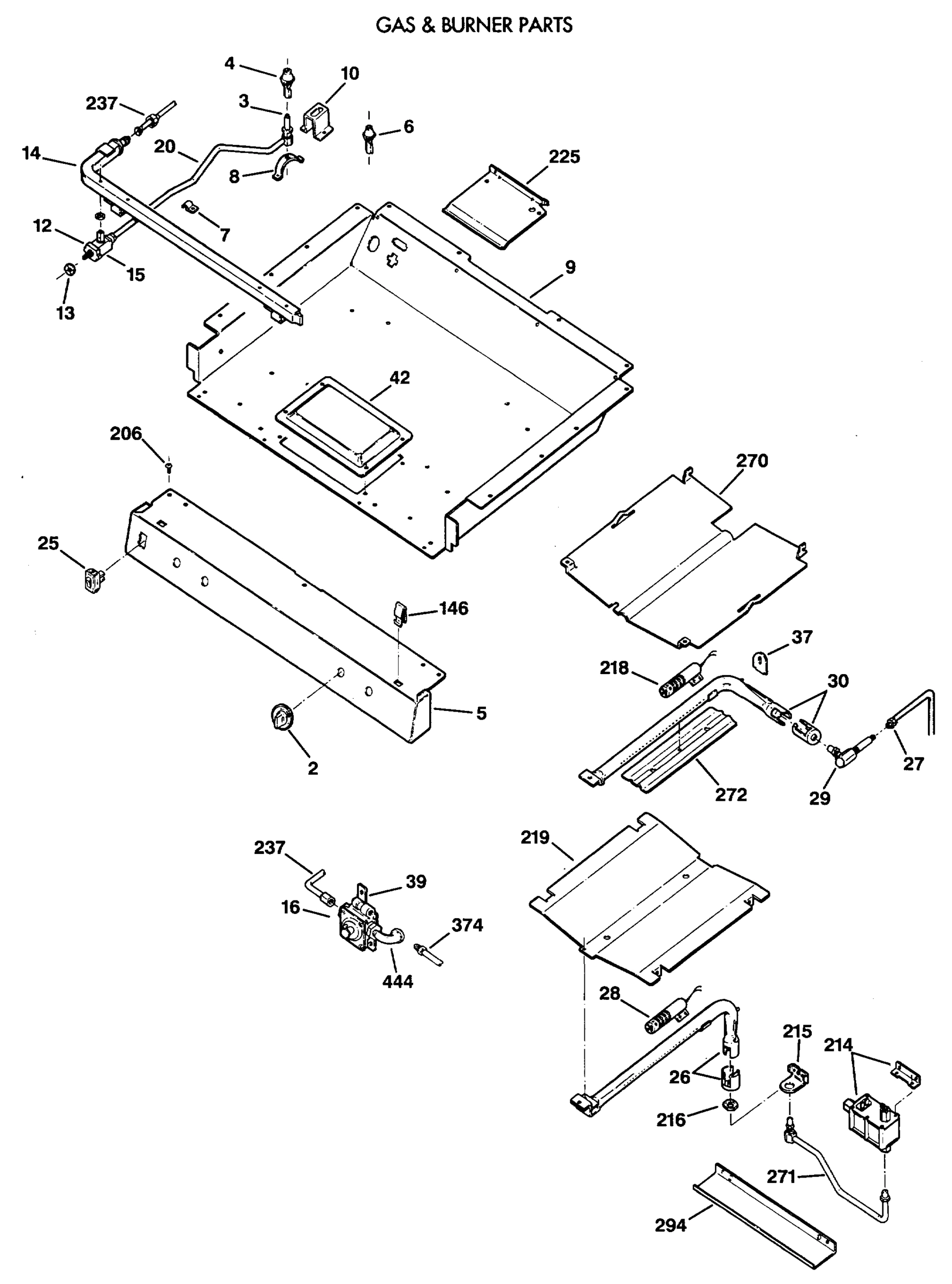 GAS & BURNER PARTS