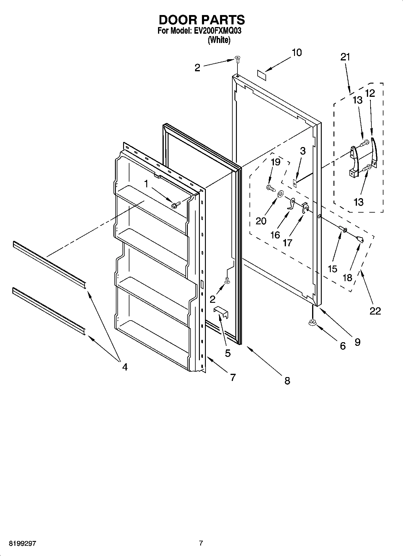 04 - DOOR PARTS, OPTIONAL PARTS (NOT INCLUDED)