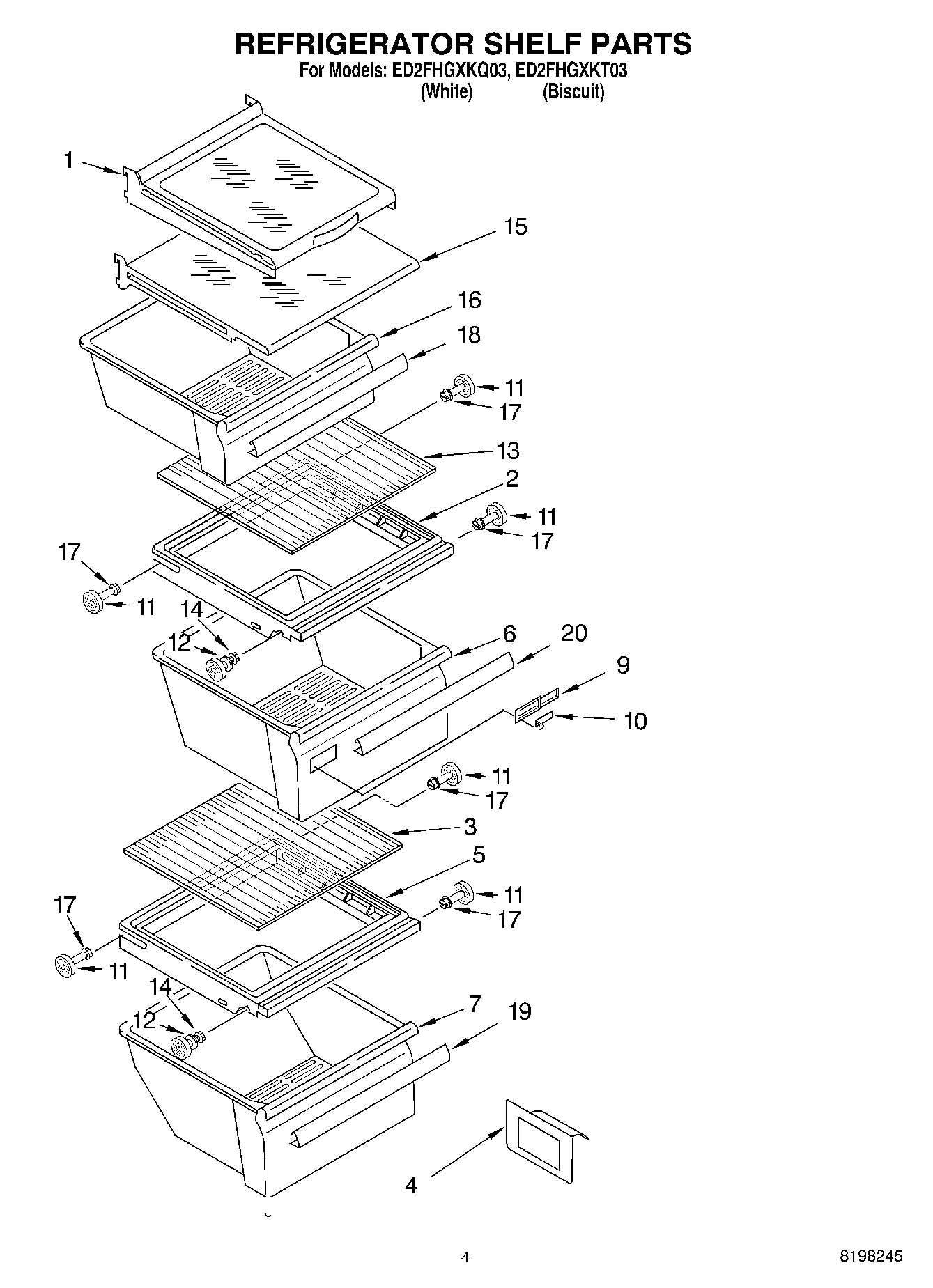 03 - REFRIGERATOR SHELF