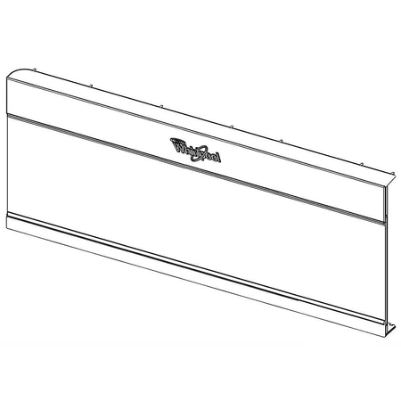 W11206157 Whirlpool Microwave Door