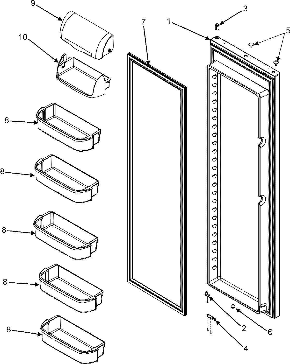 15 - REFRIGERATOR DOOR