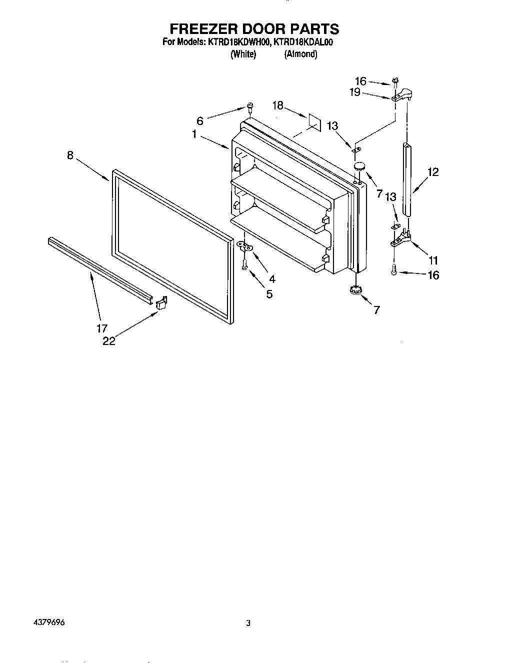 02 - FREEZER DOOR