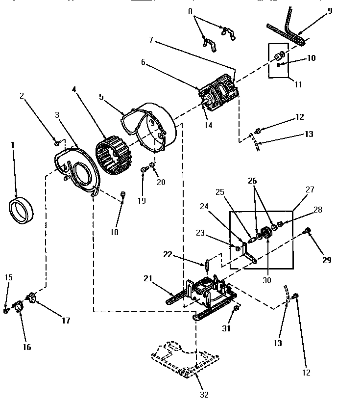 09 - MOTOR, EXHAUST FAN AND BELT