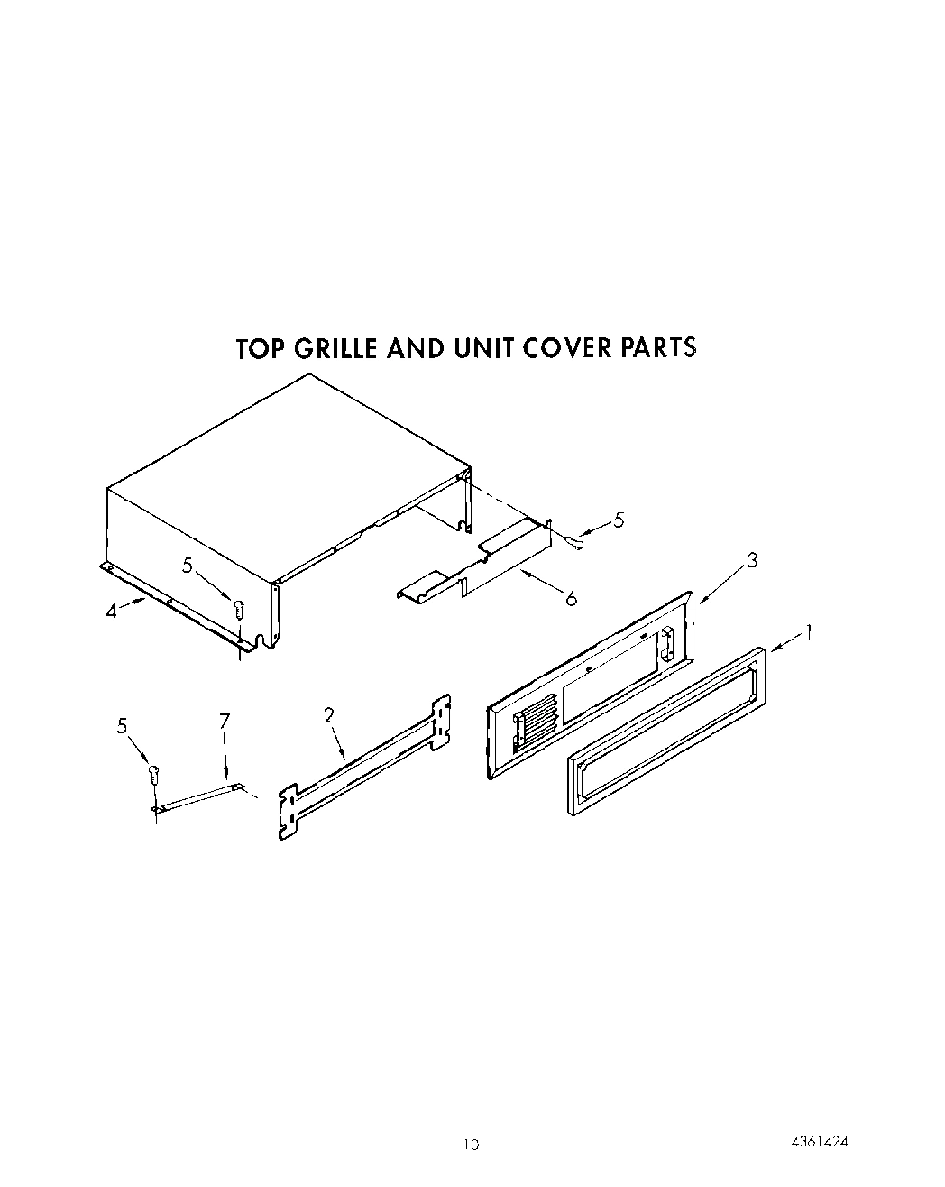 09 - TOP GRILLE AND UNIT COVER