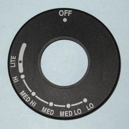 WP4457192 Whirlpool Cooktop Black Bezel Knob