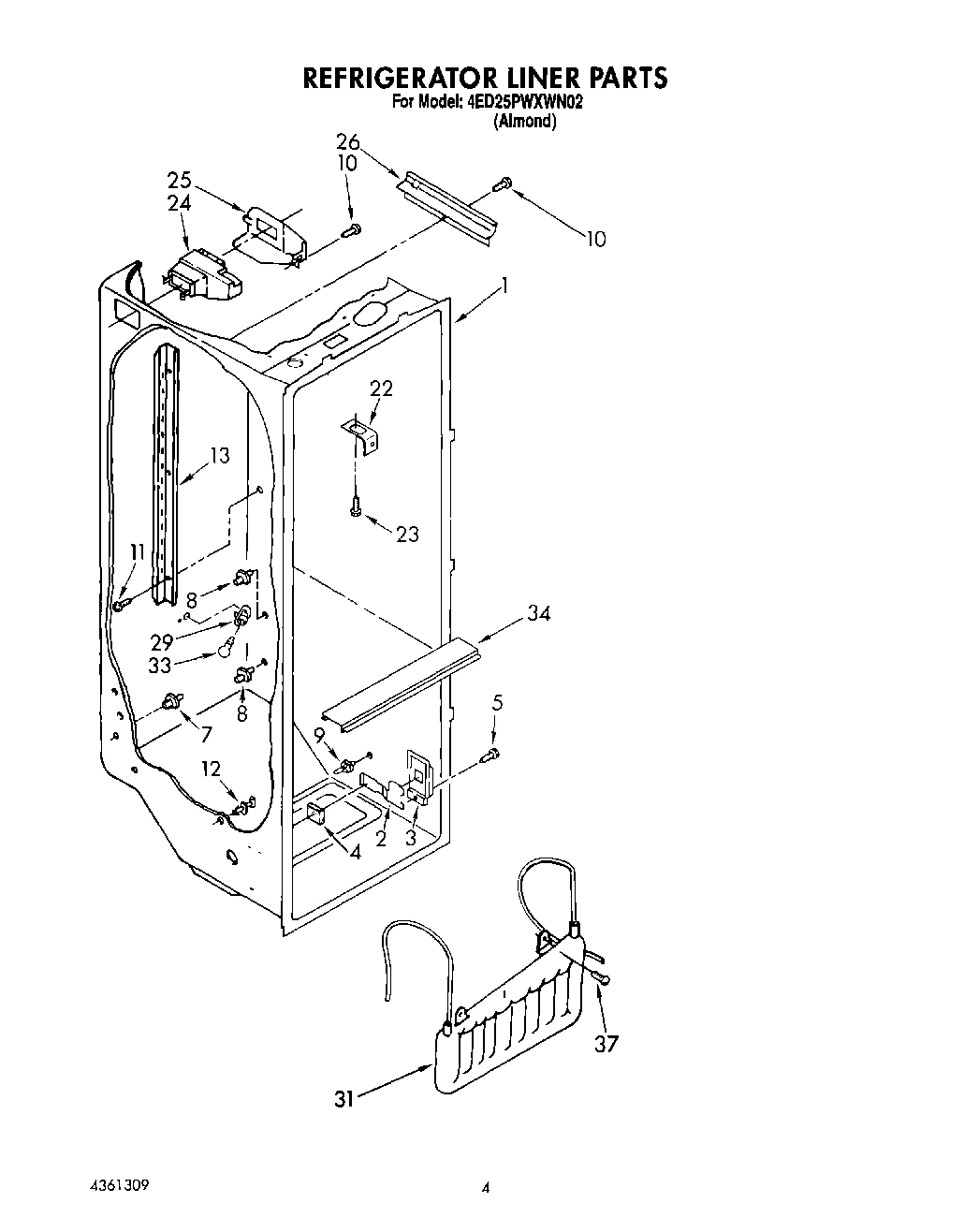 03 - REFRIGERATOR LINER