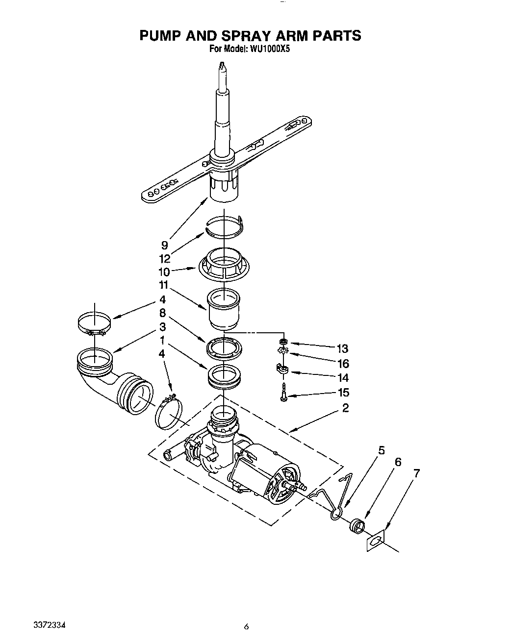 05 - PUMP AND SPRAY ARM