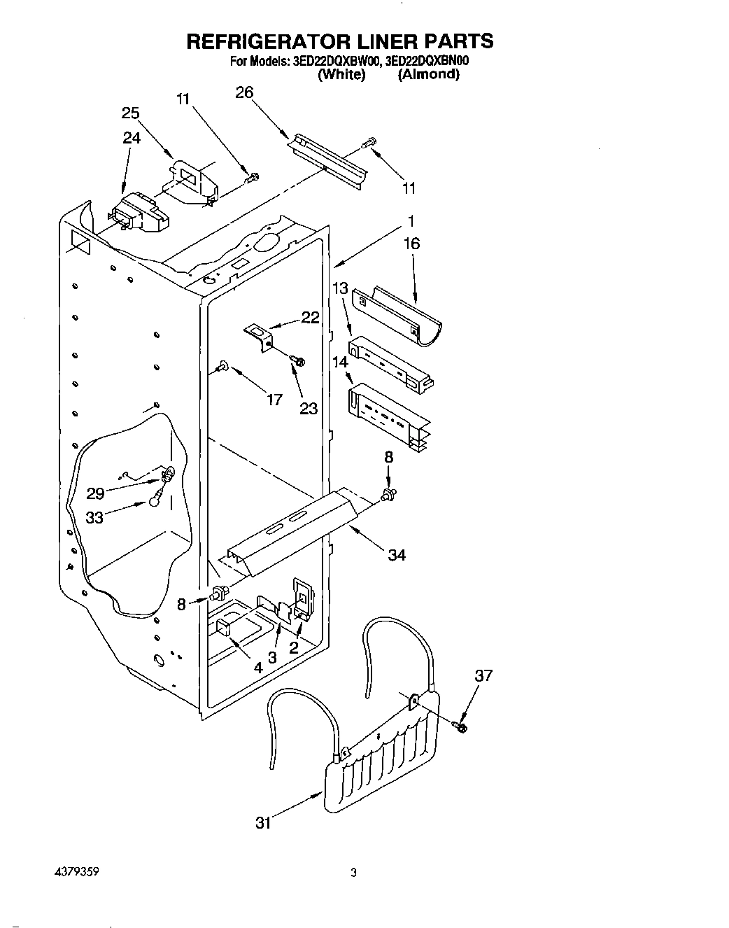02 - REFRIGERATOR LINER