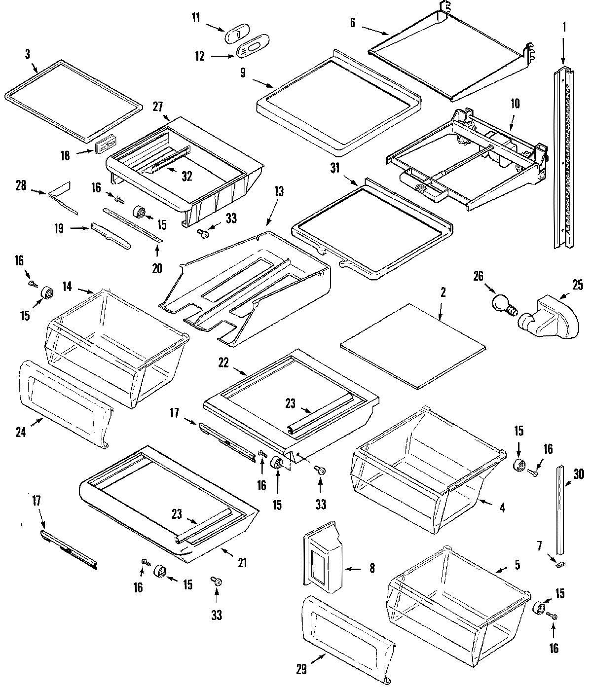 11 - SHELVES & ACCESSORIES