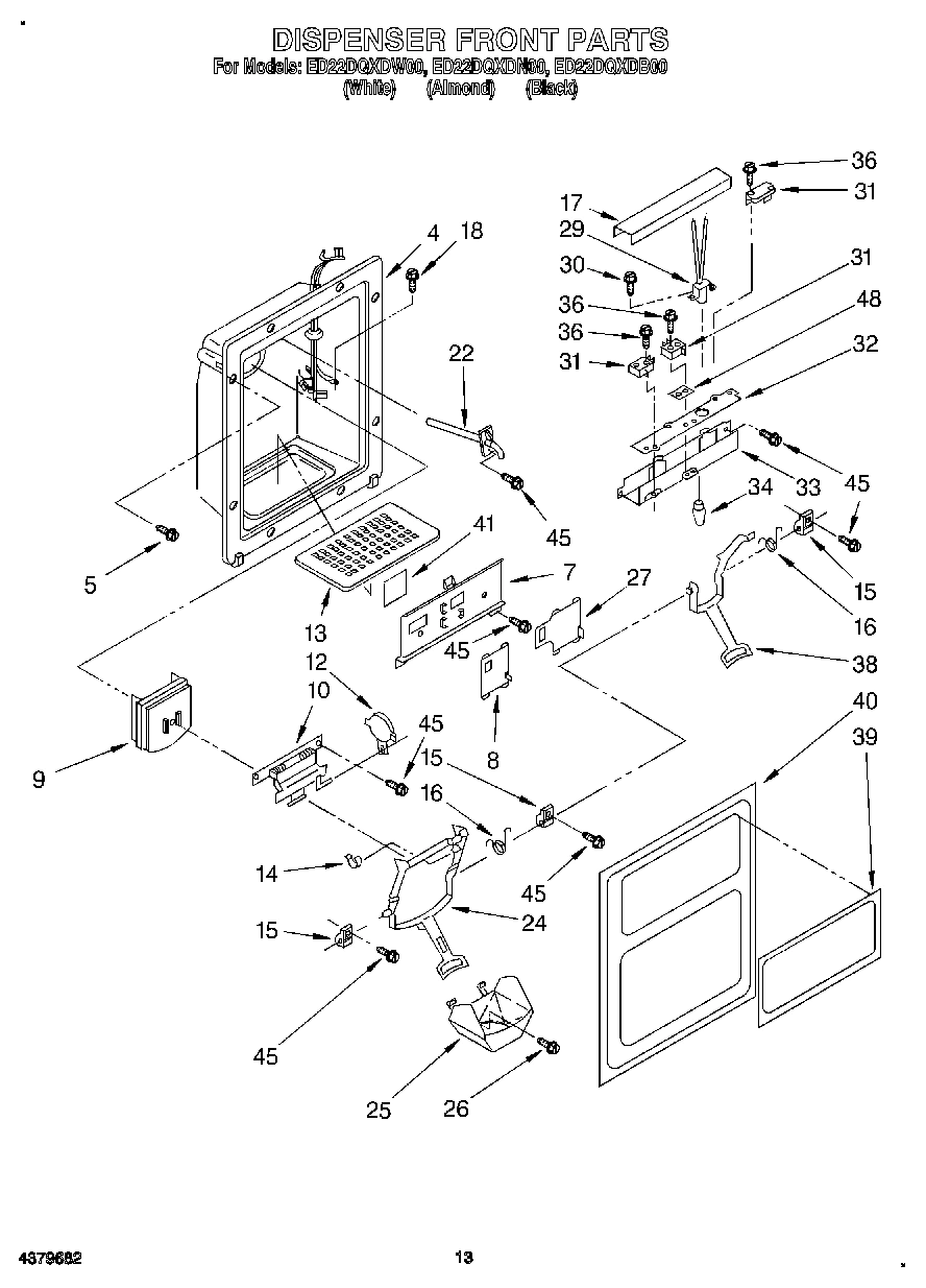 09 - DISPENSER FRONT