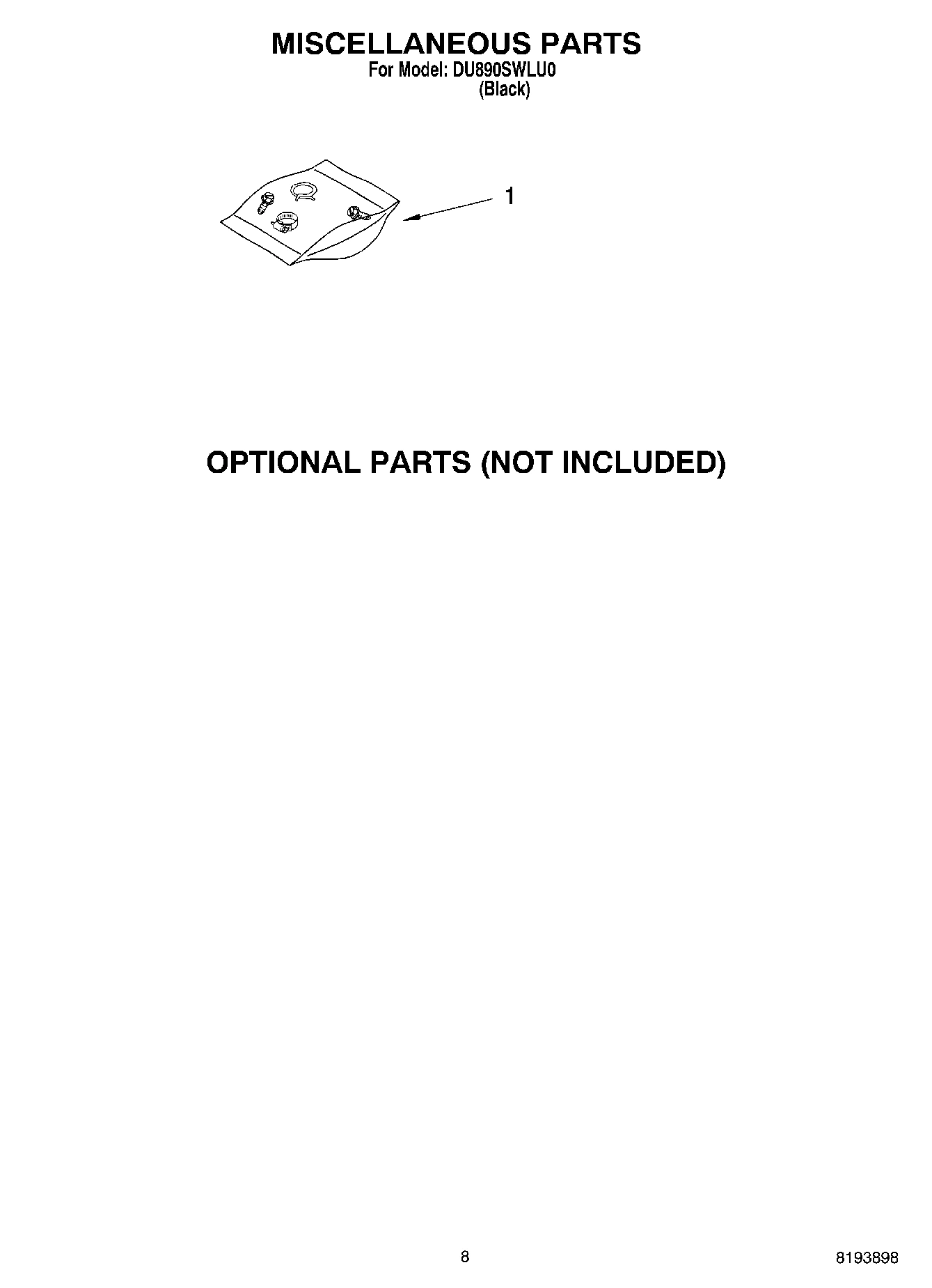 07 - OPTIONAL PARTS (NOT INCLUDED) MISCELLANEOUS PARTS