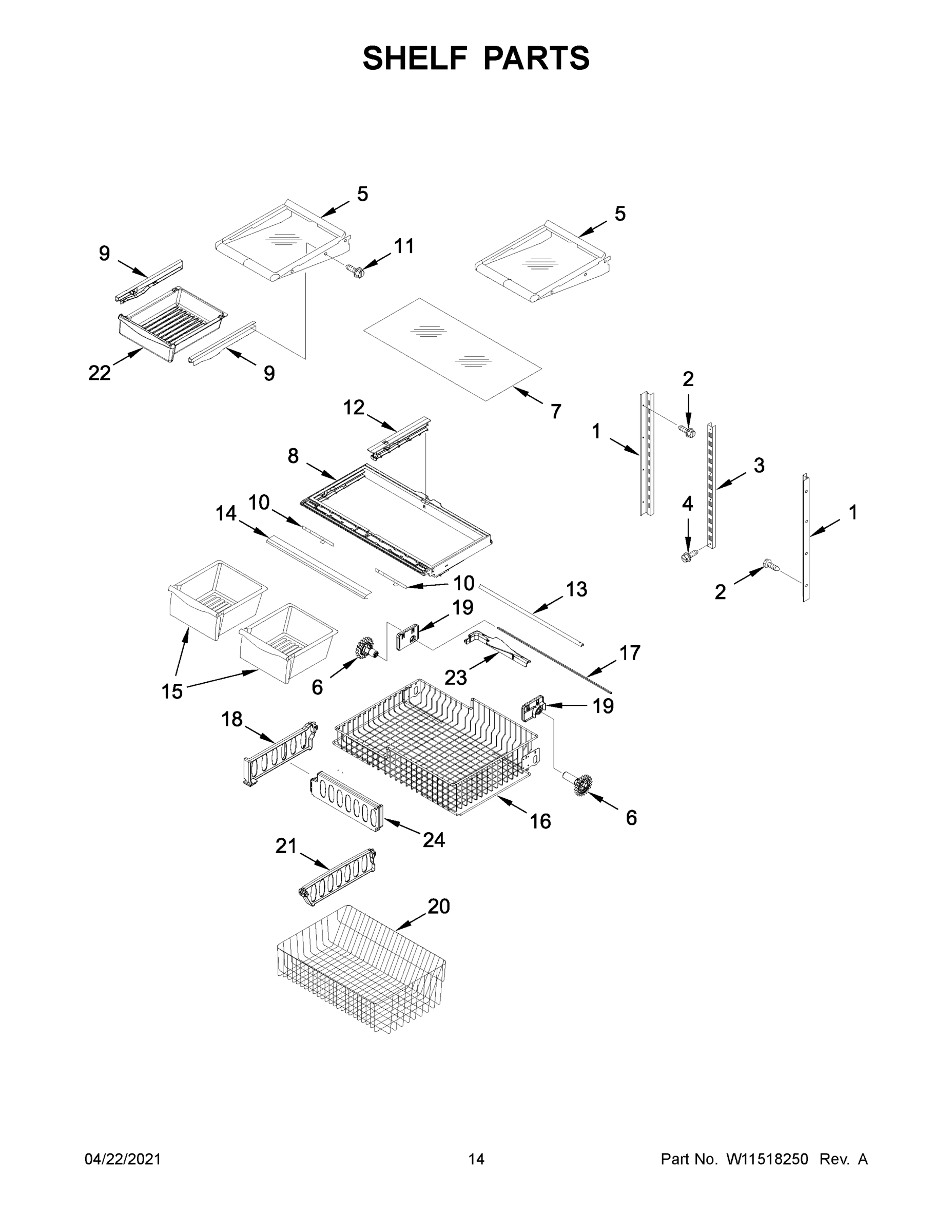 08 - SHELF PARTS