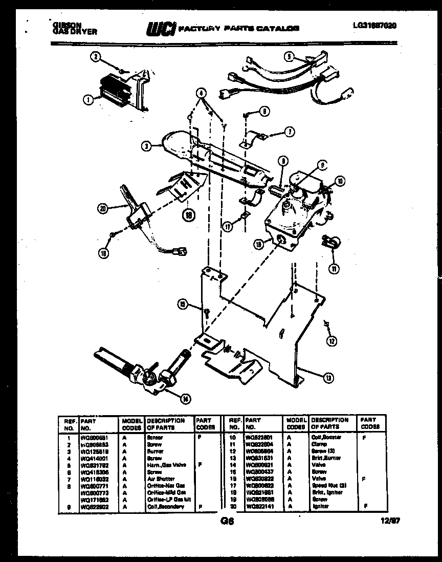 05 - BURNER, IGNITER AND VALVE