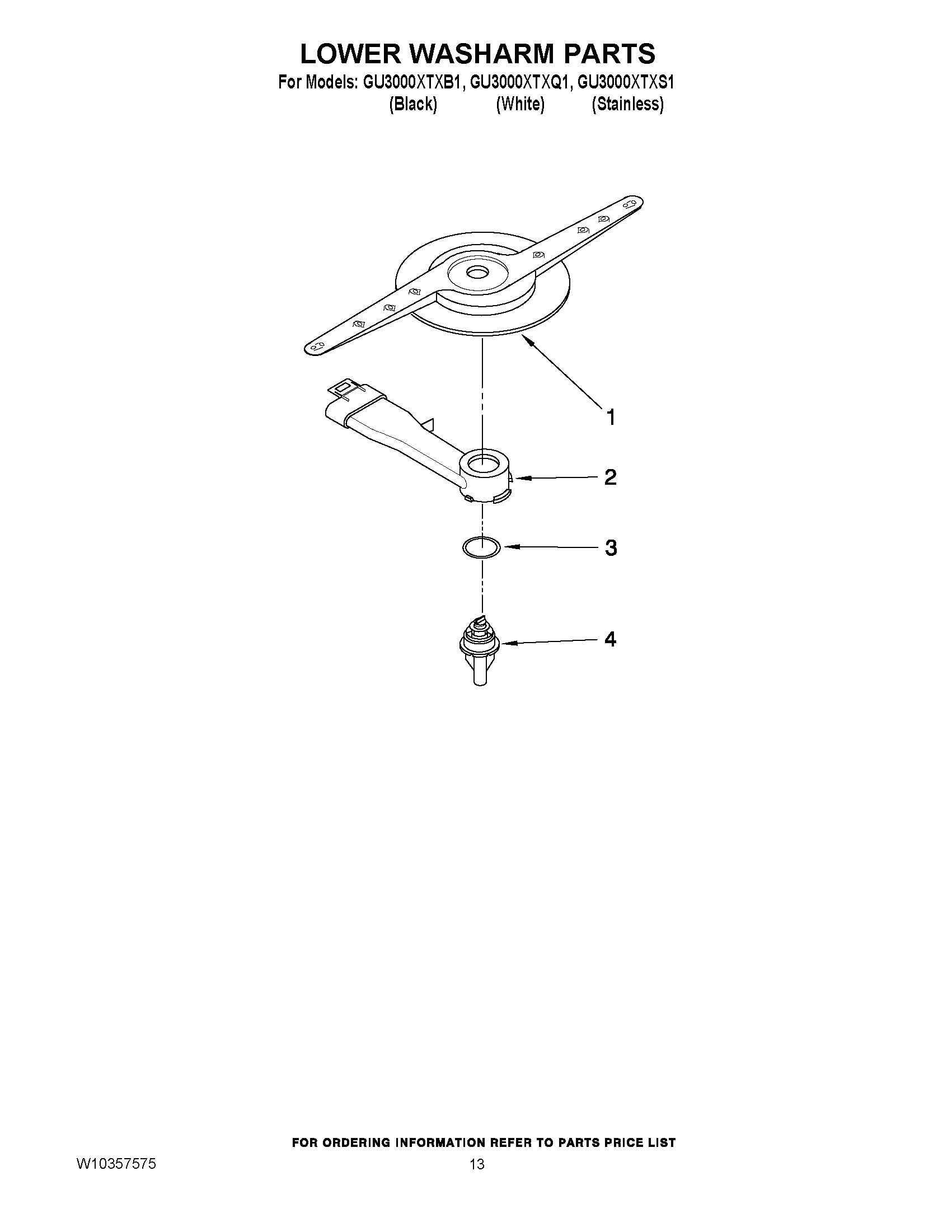 11 - LOWER WASHARM PARTS