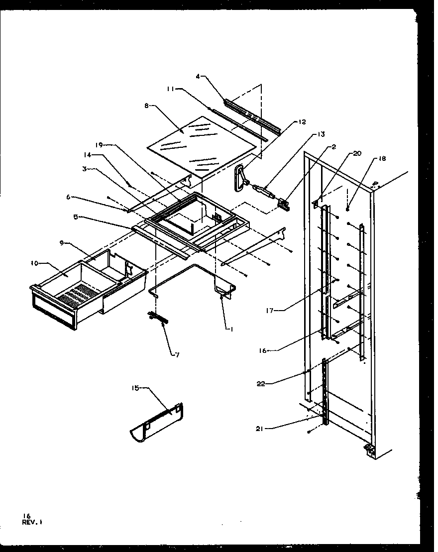 12 - REF SHELVING AND DRAWERS