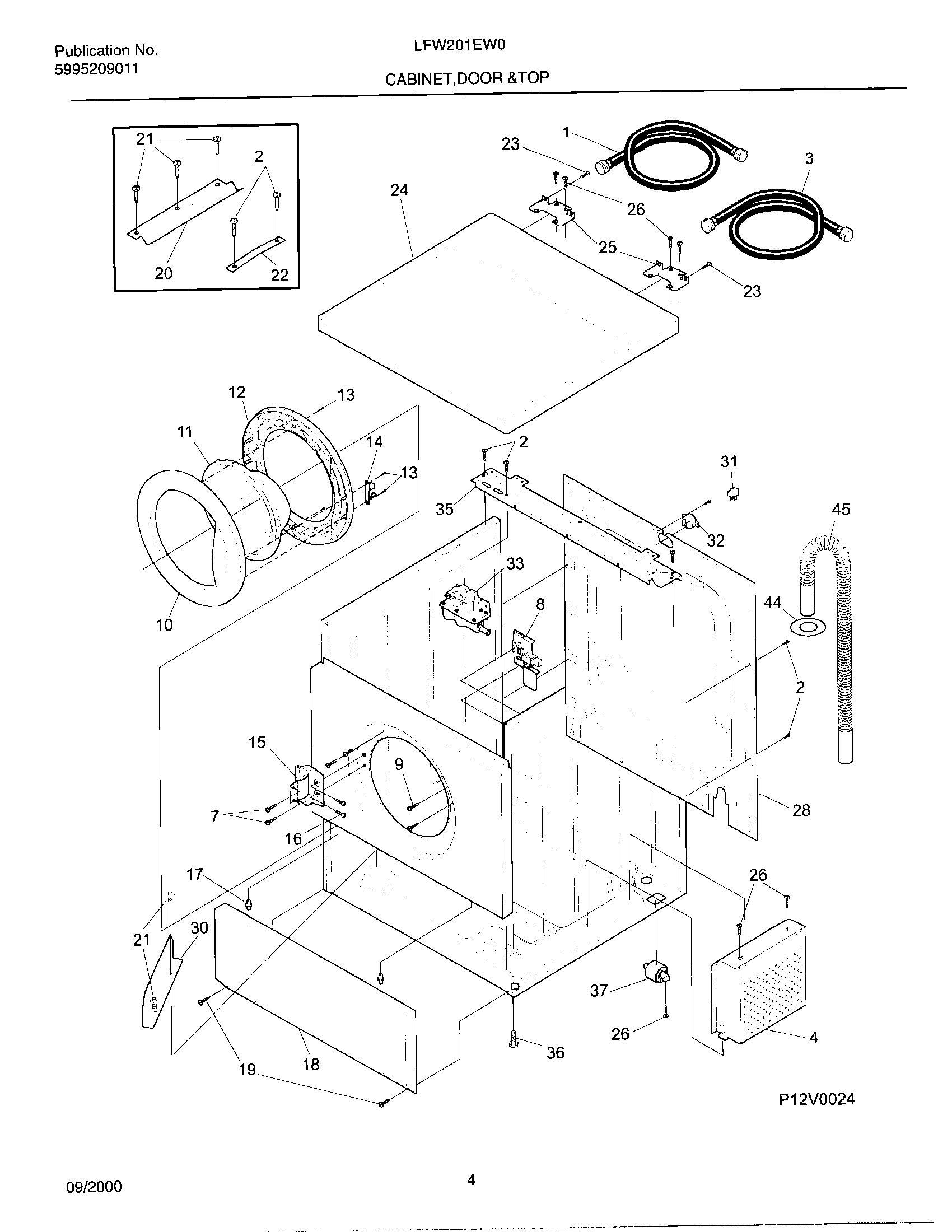 05 - CABINET,DOOR & TOP