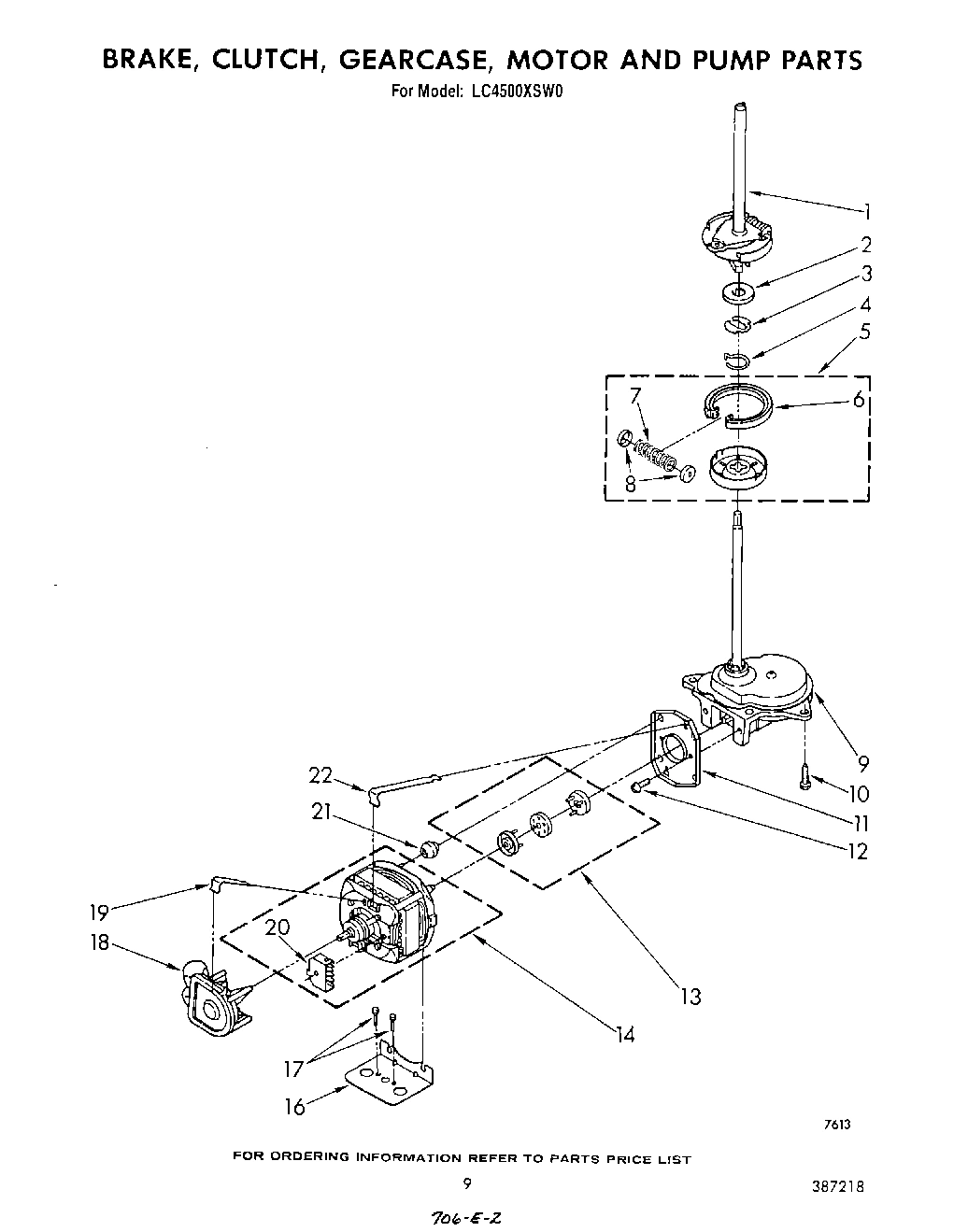 08 - BRAKE, CLUTCH, GEARCASE, MOTOR AND PUMP