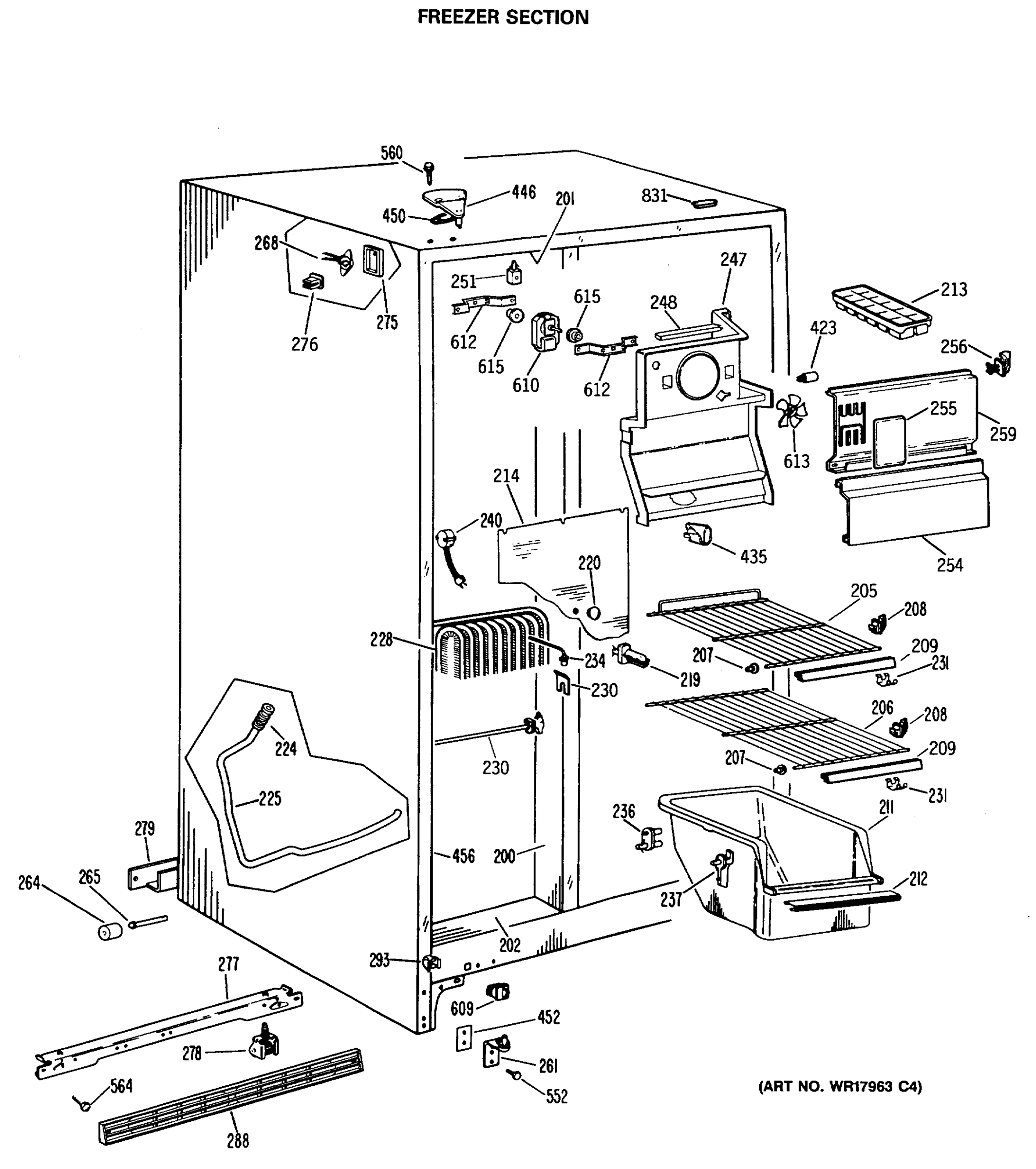 FREEZER SECTION