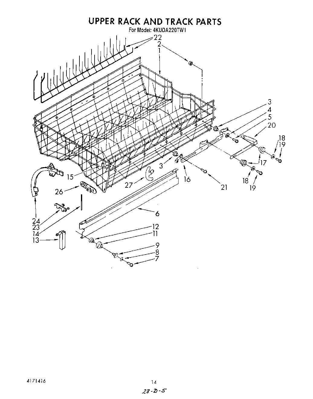 11 - UPPER RACK AND TRACK
