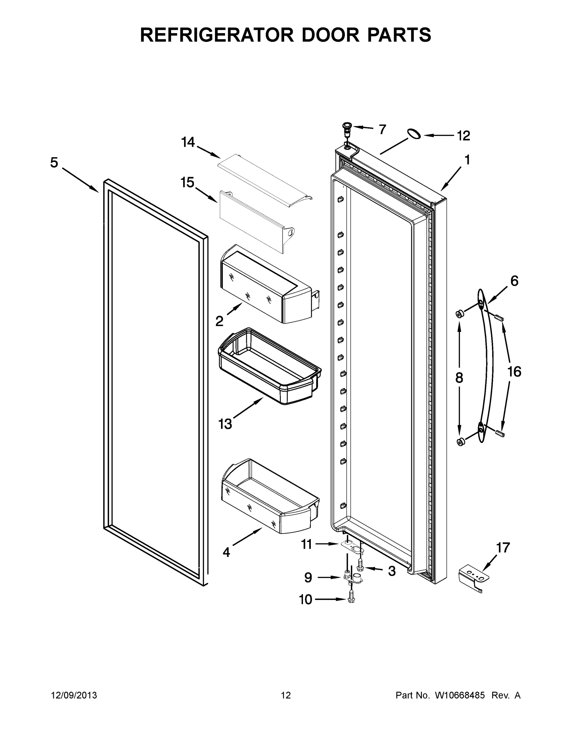 07 - REFRIGERATOR DOOR PARTS