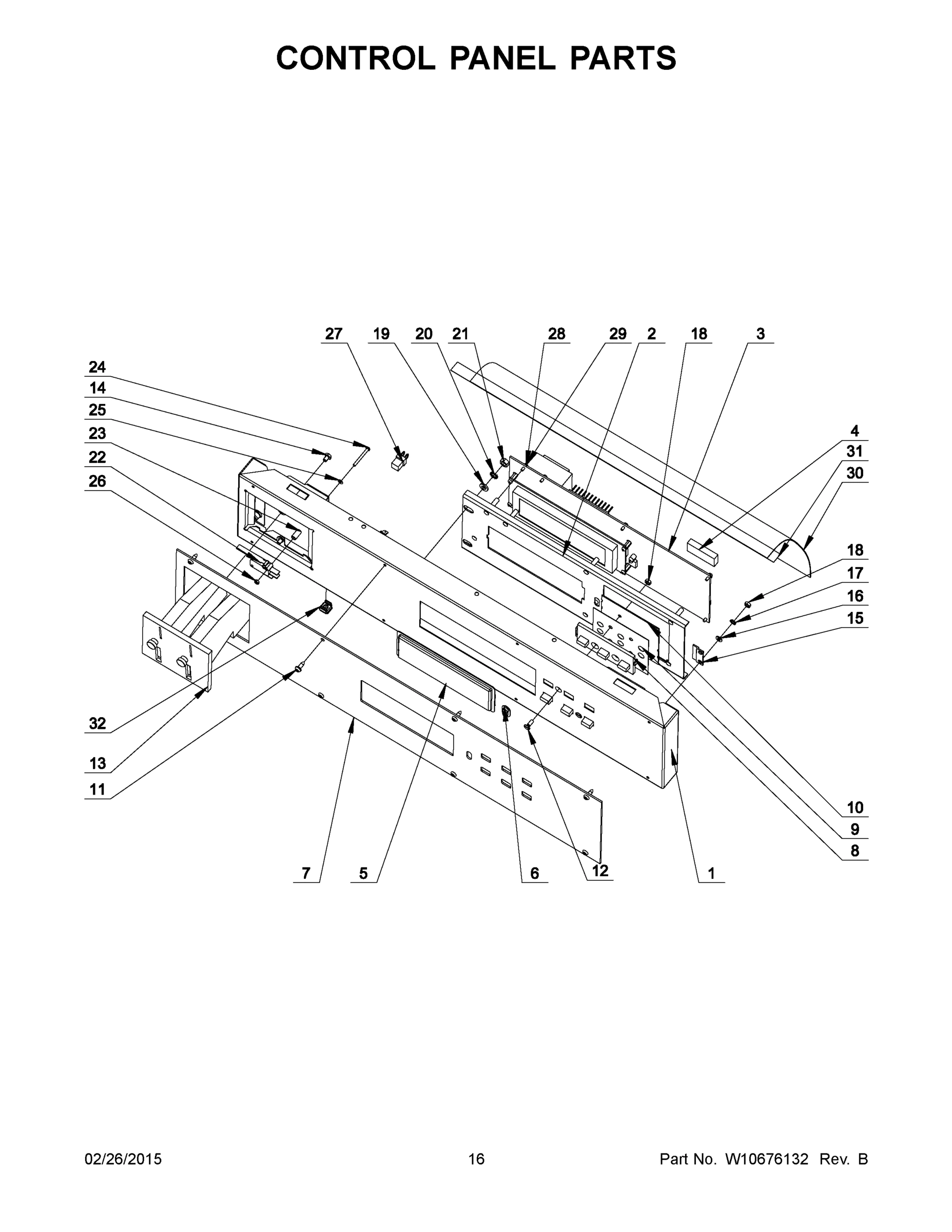 09 - CONTROL PANEL PARTS