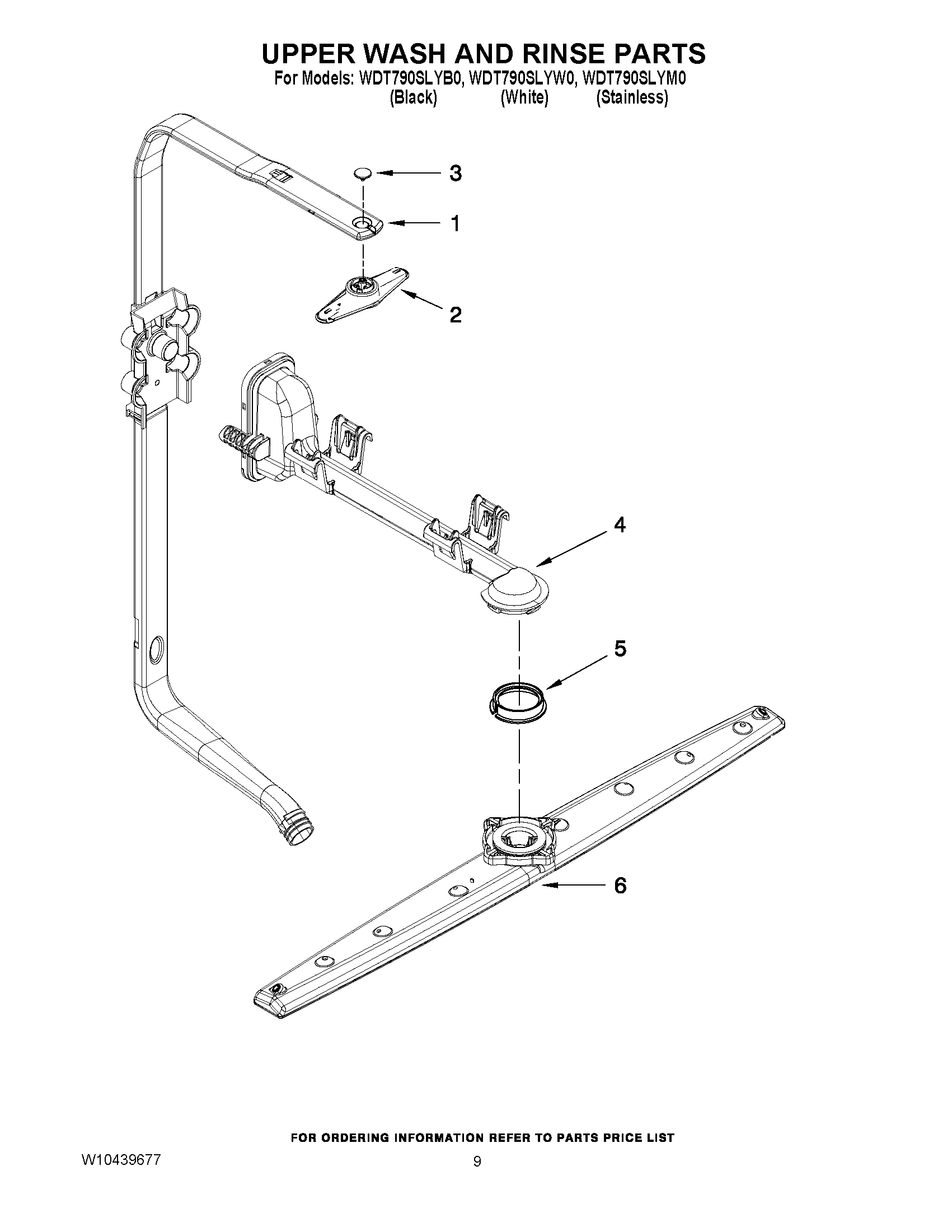 07 - UPPER WASH AND RINSE PARTS