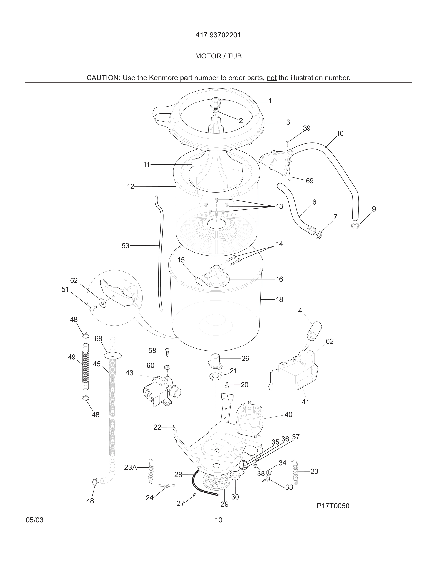 11 - MOTOR / TUB